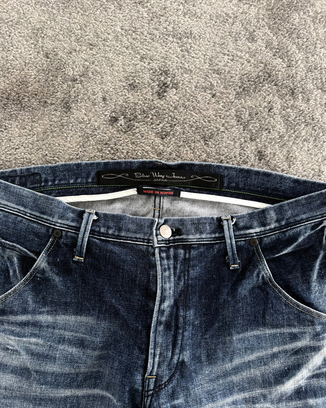 BLUE WAY "GHOST BOOTCUT" DENIM (S-M)