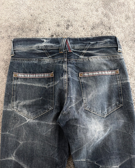 SUPERUBIS "CRACKED NIGHT" DENIM (L)