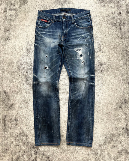 LUVMAISON "RUST SIGNAL" DENIM