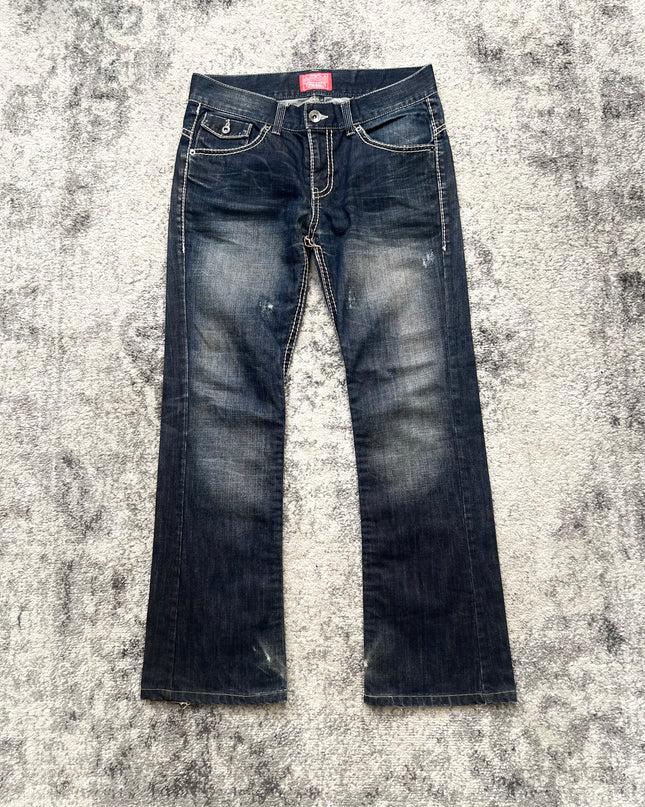 PINBALL DARKBLUE FLARE DENIM