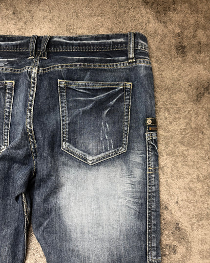 MICHEL KLEIN "FRACTURED SILENCE" DENIM