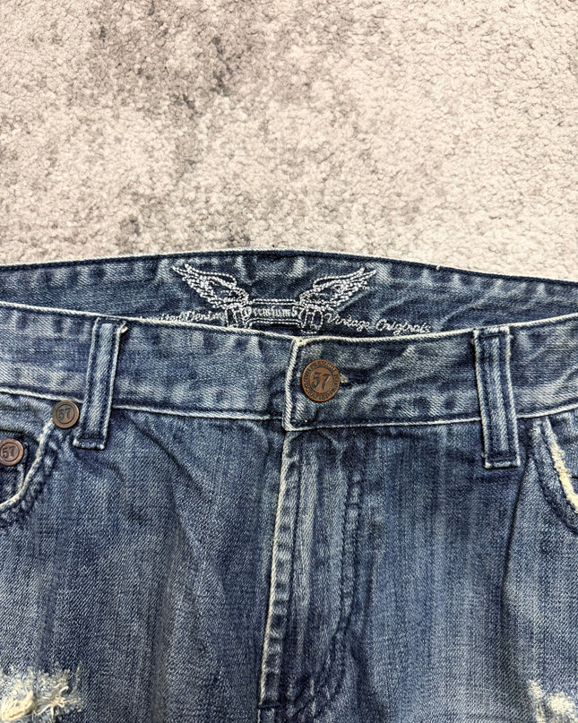 PREMIUM57 "SCARRED MEMORY" DENIM