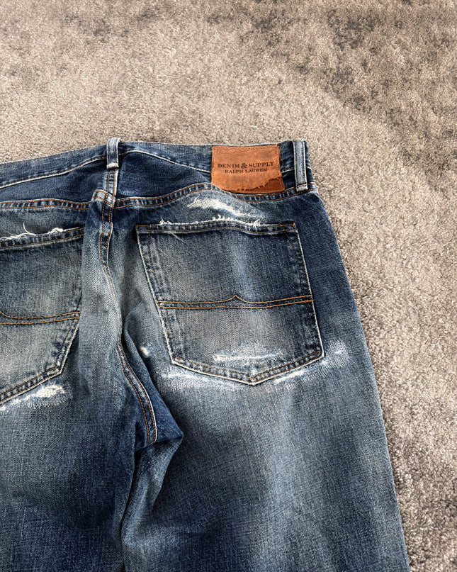 DENIM & SUPPLY "RAW DAMAGE" DENIM (L)