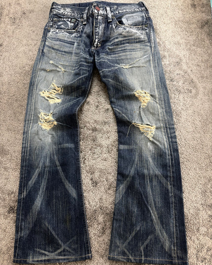 BLUE TRIP "CRASH FADE" DENIM