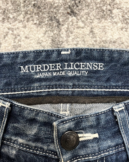 MURDER LICENSE "BLEACHED SPINE" DENIM