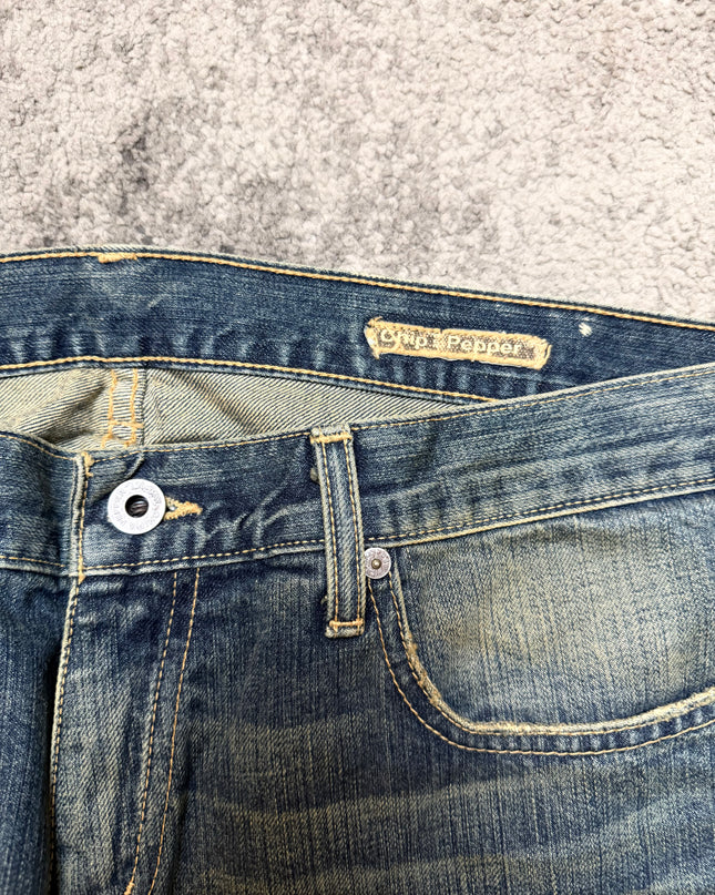 CHIP PEPPER "SUN FADED GHOSTLINE" DENIM