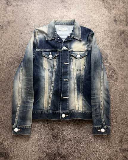 VANQUISH "CONTRAST FADE" DENIM JACKET (S-M)
