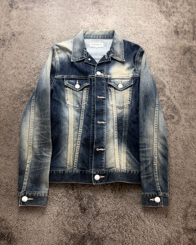 VANQUISH "CONTRAST FADE" DENIM JACKET (S-M)