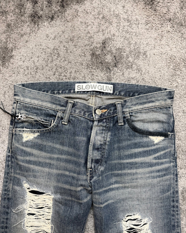 SLOWGUN "SHATTERED LOVERS" DENIM