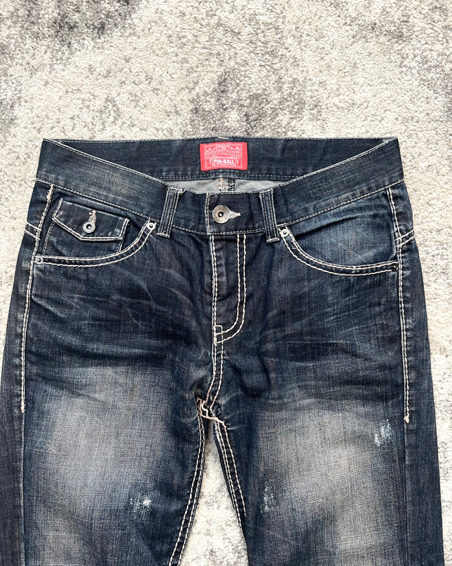 PINBALL DARKBLUE FLARE DENIM