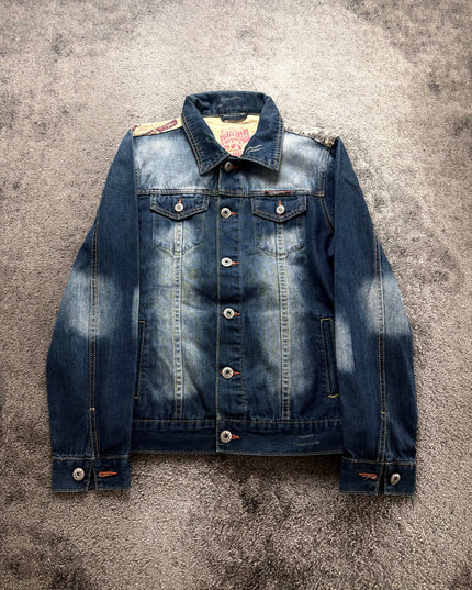 SEABAR "SUNFADE INDIGO" DENIM JACKET (M)