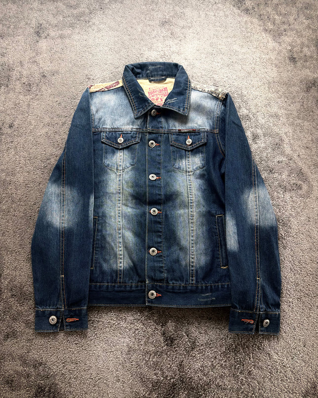 SEABAR "SUNFADE INDIGO" DENIM JACKET (M)