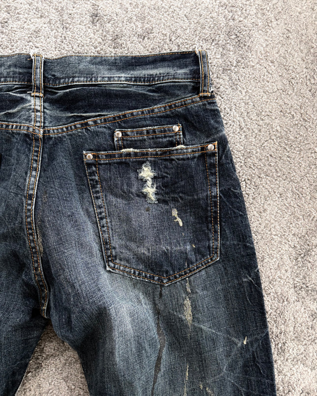 HEISEI "PAINT SCAR" DENIM (M)