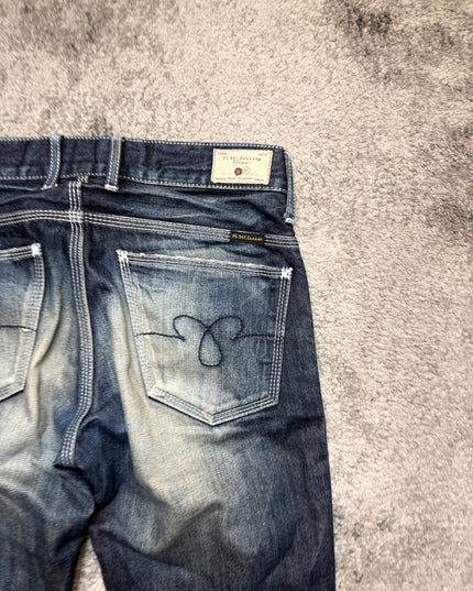 BLUE WAY "MIDNIGHT FADE" DENIM