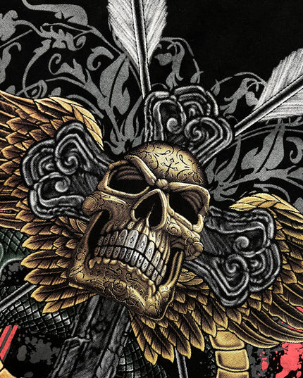 THUNDER PLUS BLADE AND SKULL TEE