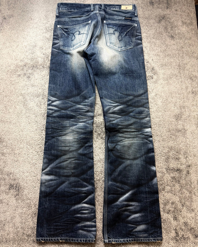 BLUE WAY "SILENT COLLAPSE" DENIM