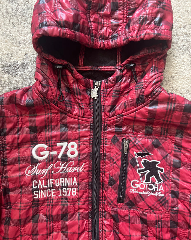 GOTCHA RED BLACK JACKET