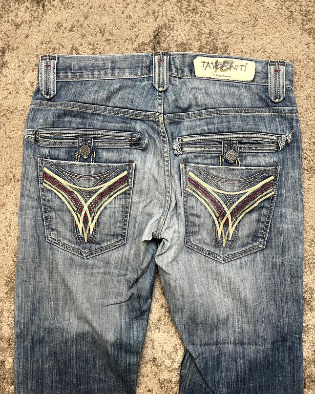 TAVERNI "ECLIPSE STITCH" DENIM