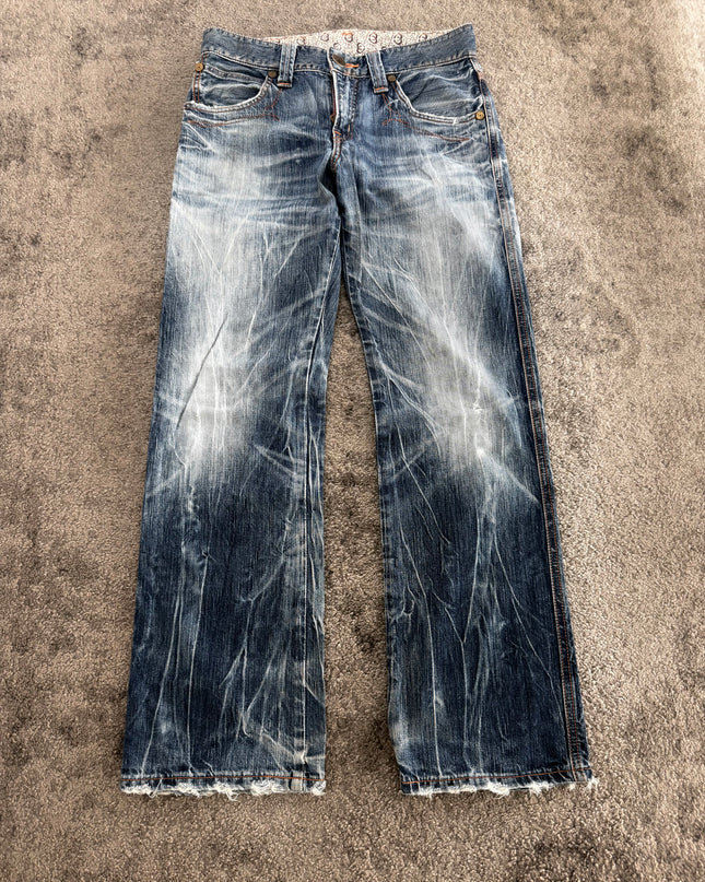 BLUE TRIP "LIGHTNING FADE VEINS" DENIM (S-M)