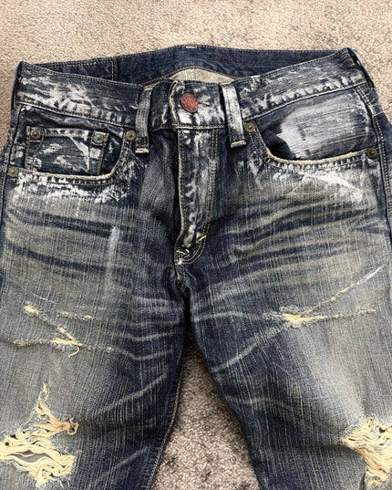 BLUE TRIP "CRASH FADE" DENIM