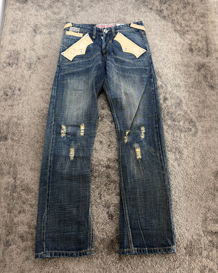 JEANNE D ART "REBEL PANEL" DENIM (S-M)