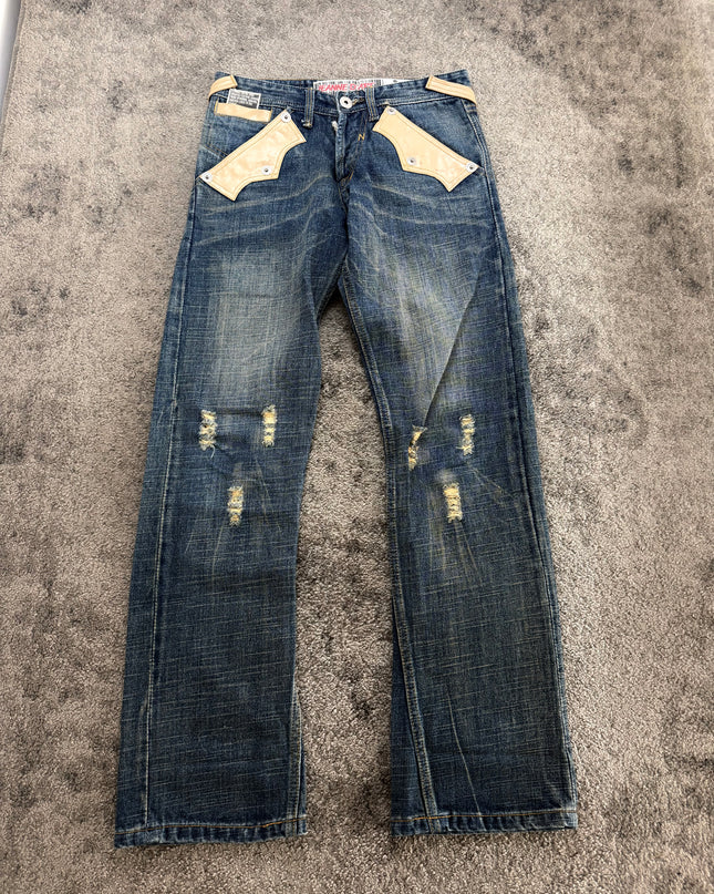 JEANNE D ART "REBEL PANEL" DENIM (S-M)