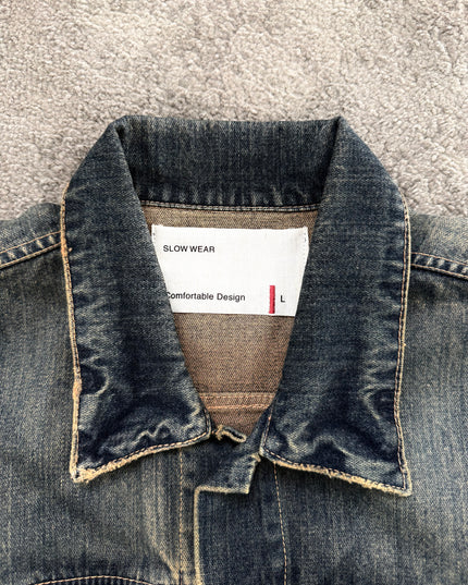 SLOW WEAR "SHADOW FADE" DENIM JACKET