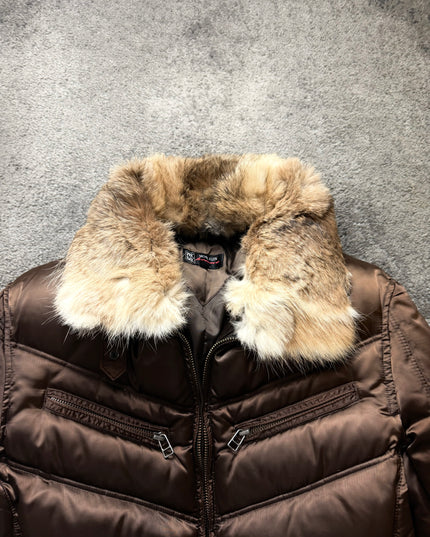 MICHEL KLEIN "FUR-TRIM" PUFFER