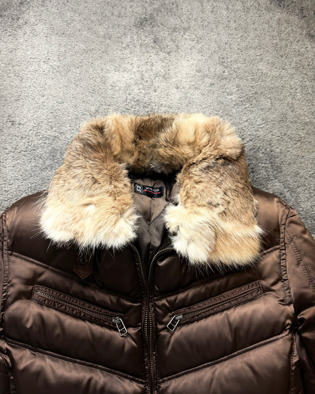 MICHEL KLEIN "FUR-TRIM" PUFFER