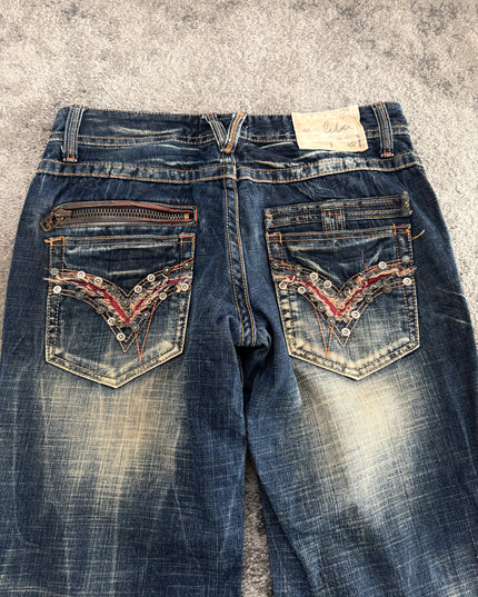 LOLITA "EMBELLISHED FADE" DENIM (M)