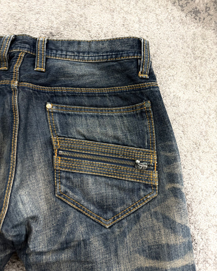 HIDEAWAYS "PHANTOM ZIP" DENIM (M)