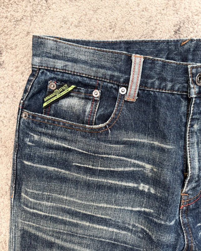 BANANA SEVEN "PSYCHE FADE" DENIM