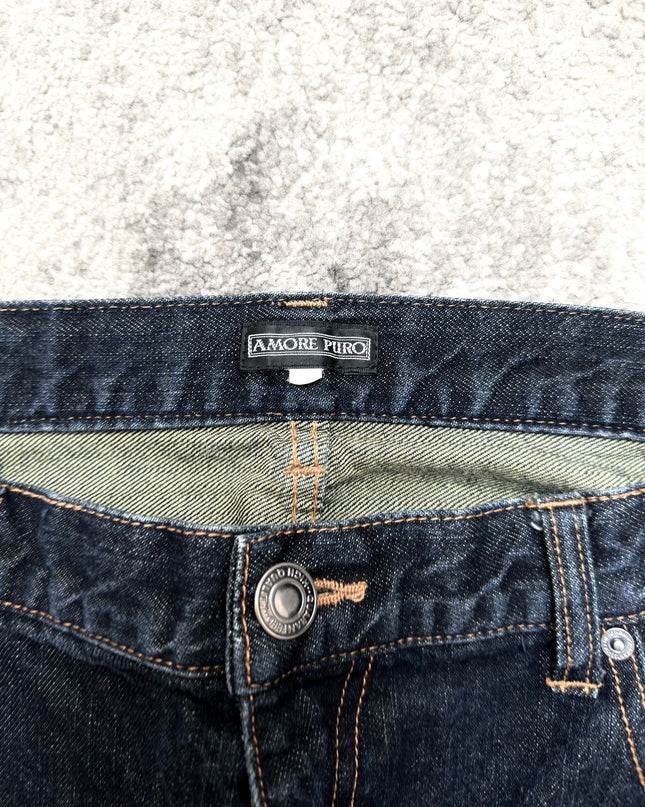 AMORE PURO "CRIMSON FADE" DENIM