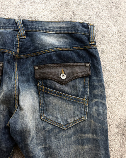 HIDEAWAYS "DISTRESSED REBEL" DENIM (M)