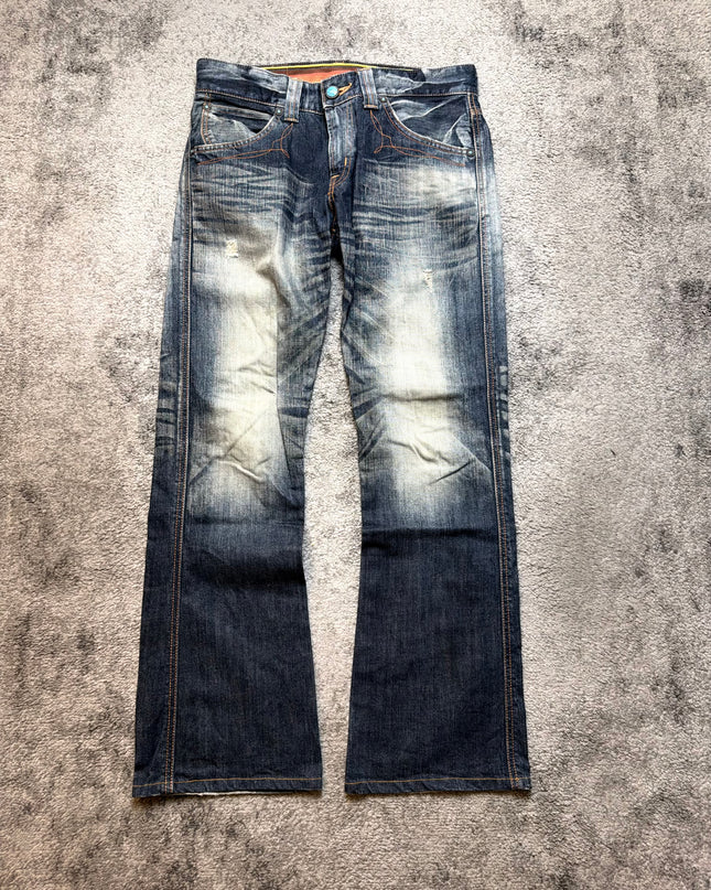 EDWIN XVS "RUSTLINE FADE RIDER" DENIM