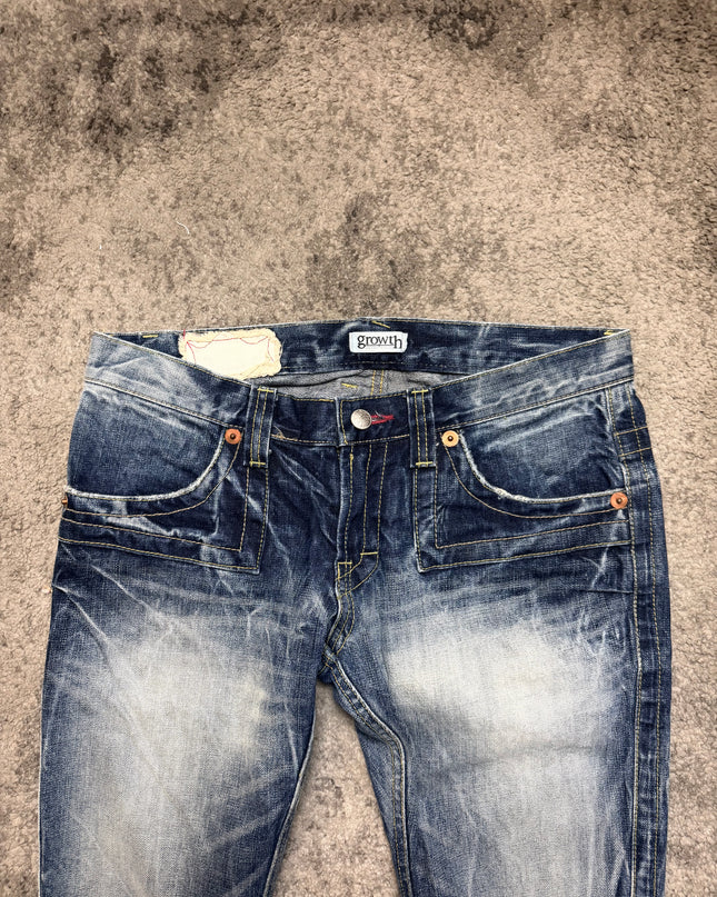 GROWTH "CRUSHED HORIZON" DENIM