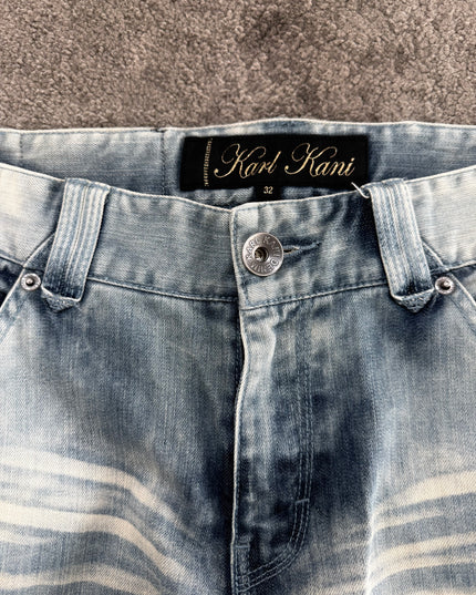 KARL KANI "ICE WASH WAVE" DENIM