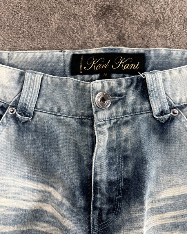 KARL KANI "ICE WASH WAVE" DENIM (M)