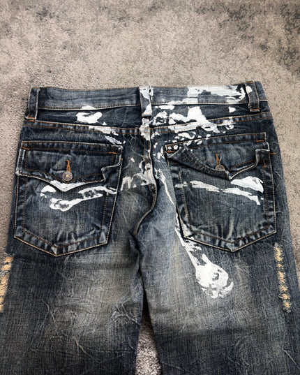 KUI "DESTROYED VINTAGE WASH" DENIM (S-M)