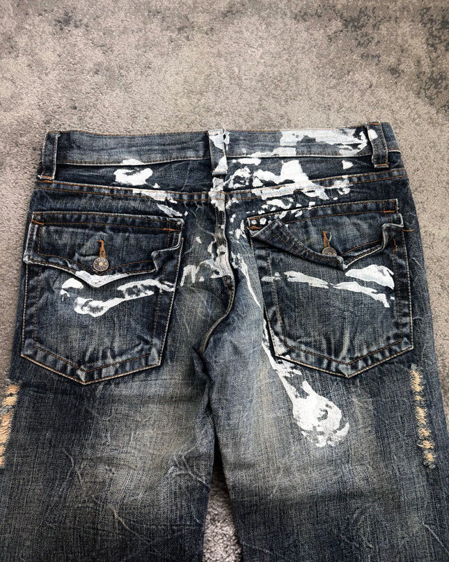 KUI "DESTROYED VINTAGE WASH" DENIM (S-M)