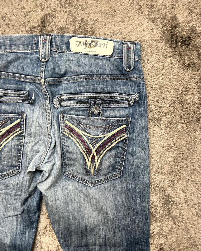 TAVERNI "ECLIPSE STITCH" DENIM