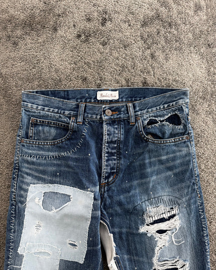 BONDS & PEACE "PATCHWORK DAMAGE" DENIM (S-M)