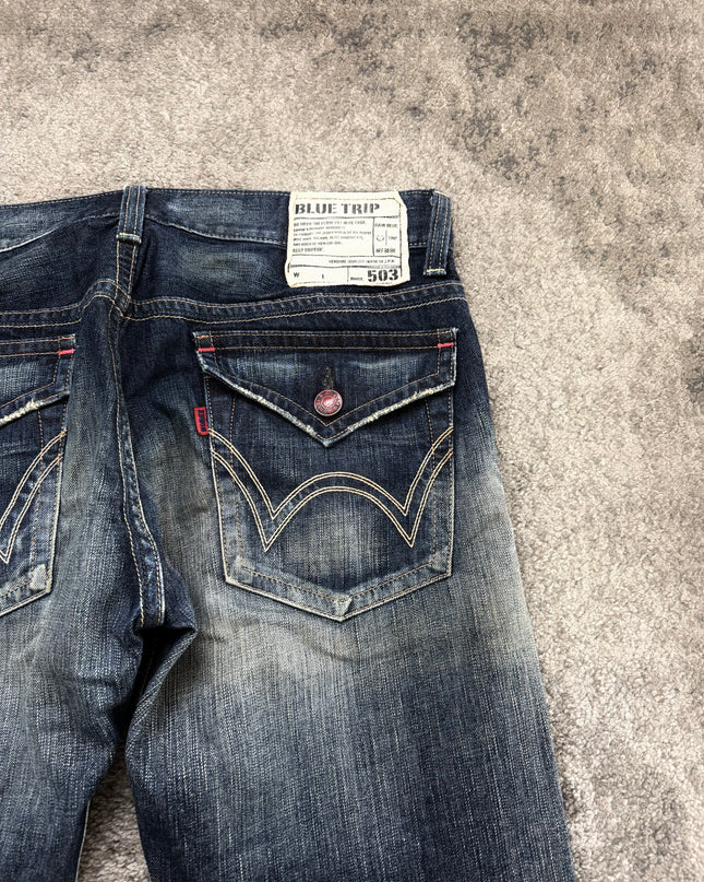 BLUETRIP "CRASH WHISKER FADE" DENIM (L)