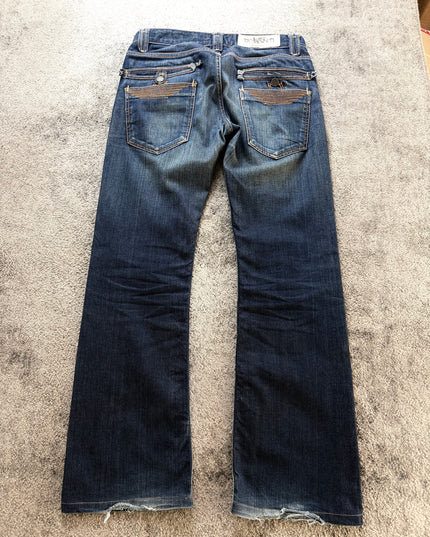 TAVERNITI "SHADOW INDIGO" DENIM