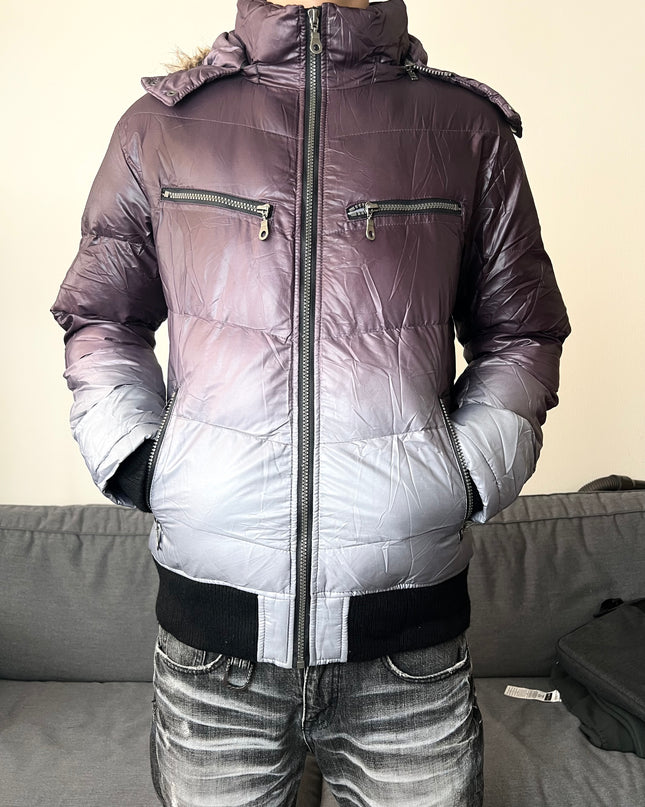 COLLINS "SPRECTRUM FADE" FUR PUFFER