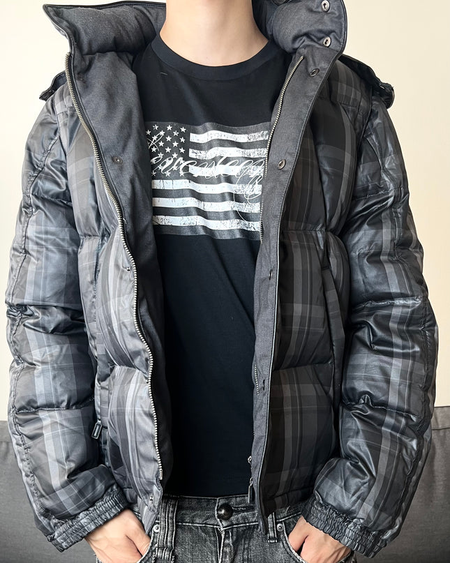 TAKEO KIKUCHI "SHADOW PLAID SENTINEL" DENIM