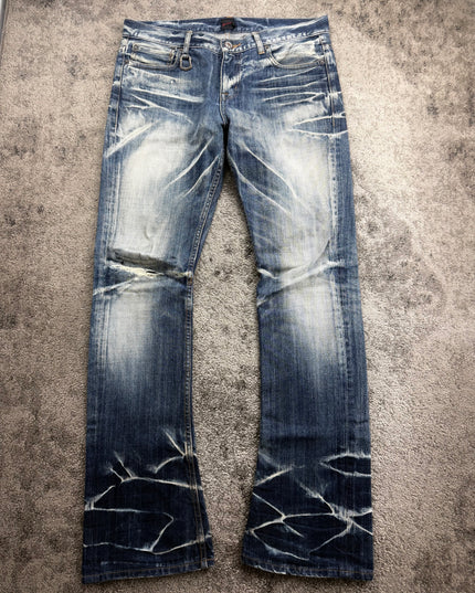 JACKROSE "BLEACHED FRACTURE" DENIM (L)