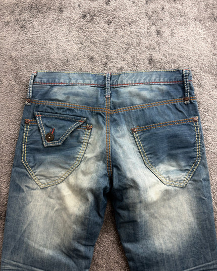 BEAST "CRIMSON STITCH" DENIM (S-M)