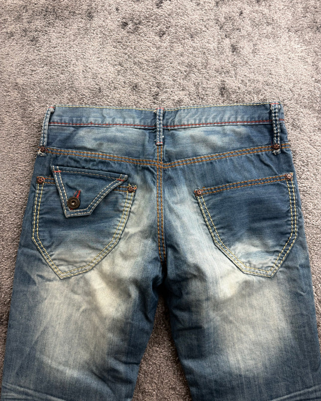 BEAST "CRIMSON STITCH" DENIM (S-M)