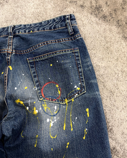 TAKEO KIKUCHI "PAINTED CANVAS" DENIM (S-M)